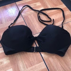 Black bikini top